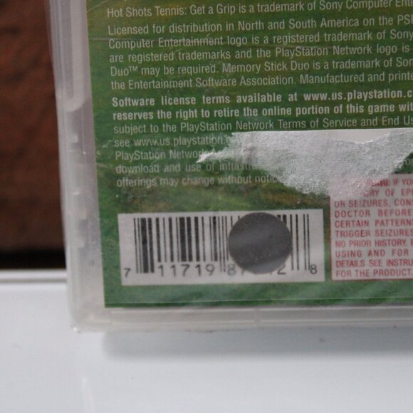 Hot Shots Tennis: Get a Grip (Sony PSP, 2010) | Complete with Case & Artwork NEW - Picture 5 of 5